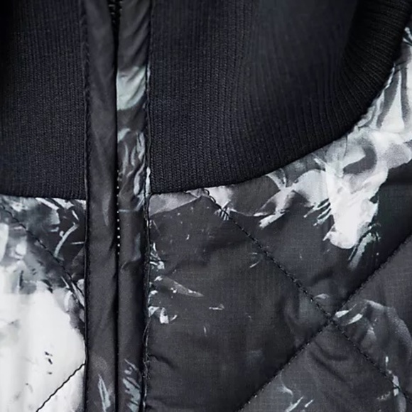 Skechers Noir Eden Print Puffer Jacket X-Large - Picture 3 of 3